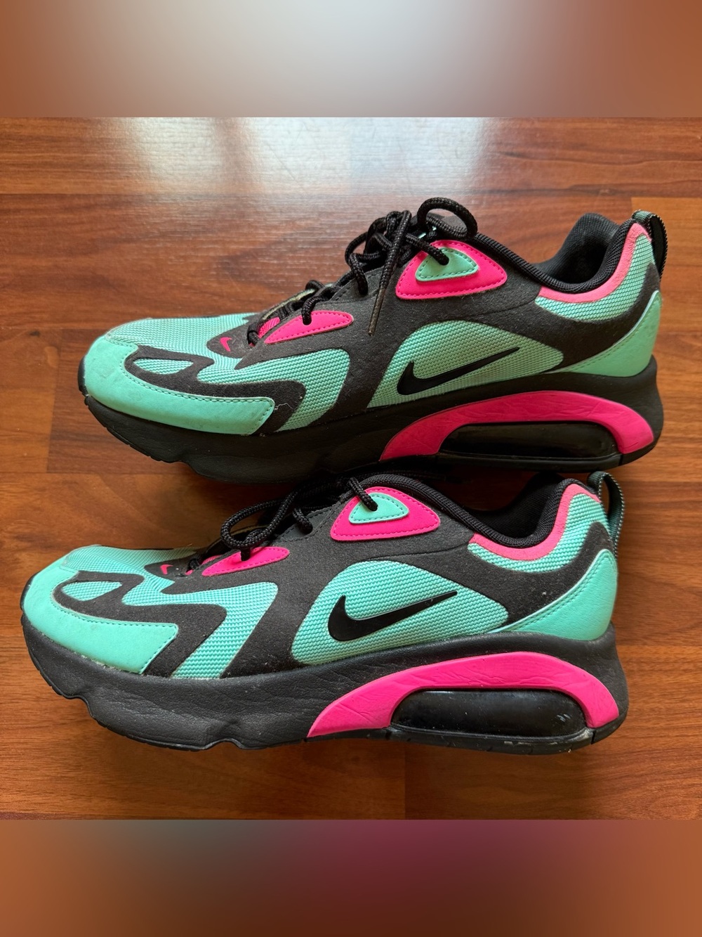 Nike Air Max 200 SP South Beach size 9.5 sneakers hyper turquoise black pink